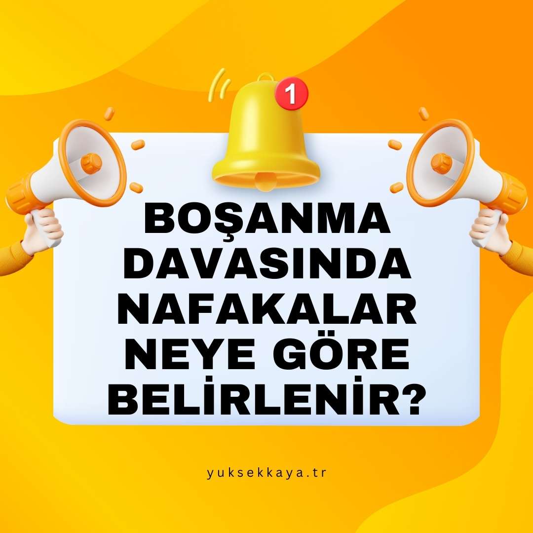 BOŞANMA DAVASINDA NAFAKALAR NEYE GÖRE BELİRLENİR?