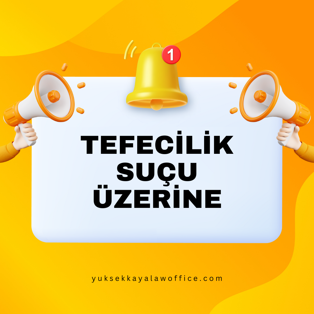 TEFECİLİK SUÇU ÜZERİNE